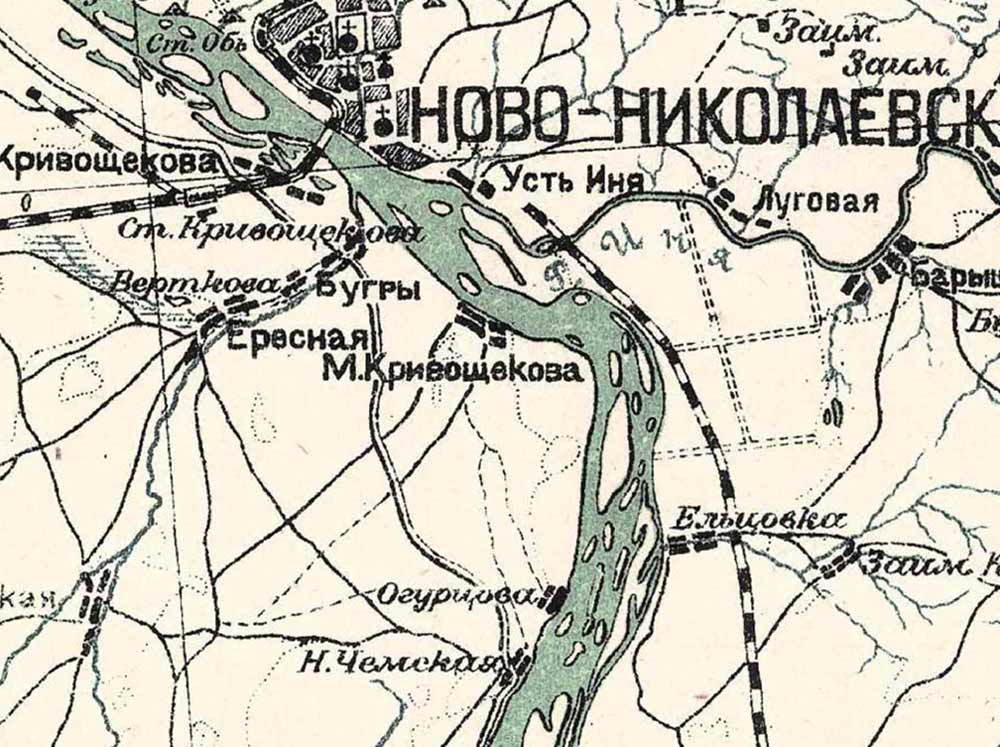 Карта Новосибирской Области Фото